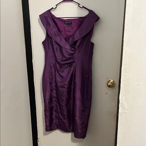 Elegant Purple Women's Dress